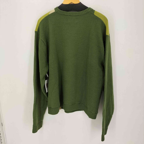 エニーチェ enyce アクリル ウール チェック柄 ニット メンズ import:XL