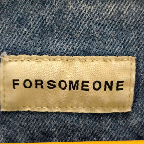 フォーサムワン FORSOMEONE 91B DENIM JACKET メンズ 48