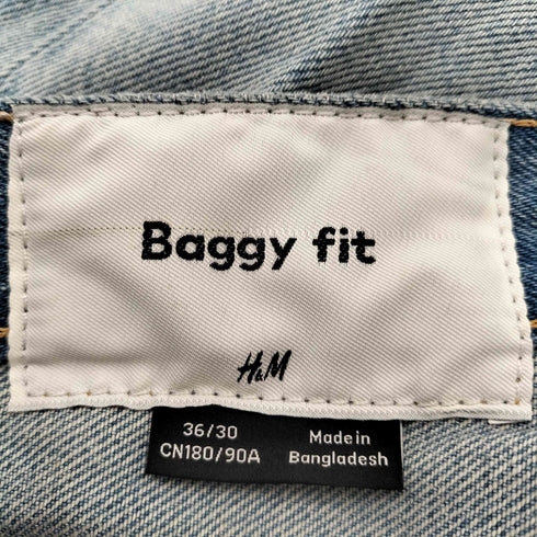 エイチアンドエム H&M Baggy fit デニムパンツ メンズ 36/30