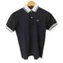 フレッドペリー FRED PERRY ワンポイントロゴ刺繍 S/S ドット柄ポロシャツ レディース import:M