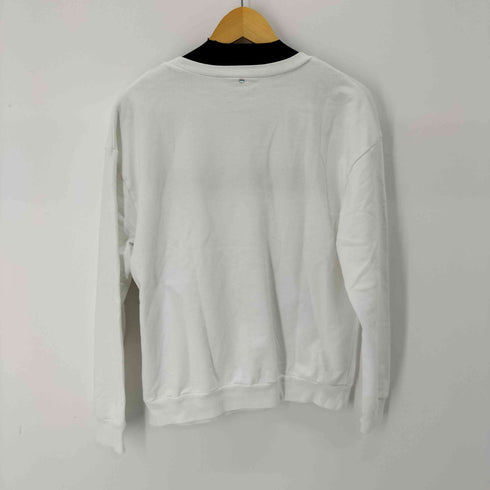 スポーツマックス SPORTMAX フロントロゴクルーネックスウェット レディース import:M