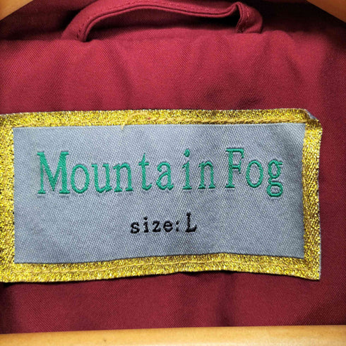 MOUNTAIN FOG 刺繍ジップブルゾン メンズ L