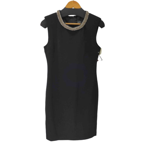 BLACK SAKS FIFTH AVENUE ビジューデザインノースリーブワンピース レディース JPN:4