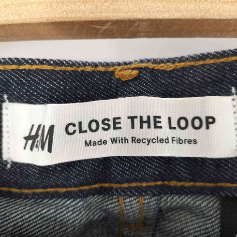 エイチアンドエム H&M LOOSE CROPPED セルビッジ デニムパンツ メンズ 34