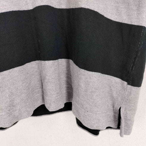 アベイシングエイプ A BATHING APE 90s スーパーマンロゴ 初期タグ ワンポイント刺繍 ボーダー 半袖 ポロシャツ メンズ JPN:M