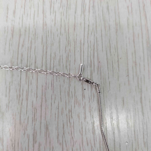 薔薇デザインシルバーネックレス SV925 レディース
