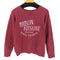 メゾンキツネ MAISON KITSUNE 旧タグ ロゴプリントクルーネックスウェット レディース import:M