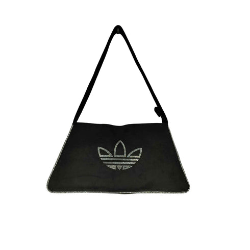 アディダスオリジナルス adidas Originals ラインストーン フェイクスエード ショルダーバッグ レディース