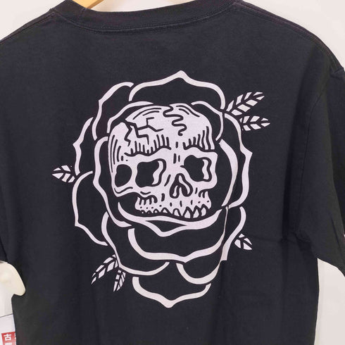 ラーキングクラス LURKING CLASS スカル ローズ プリント S/S クルーネック Tシャツ メンズ import:M