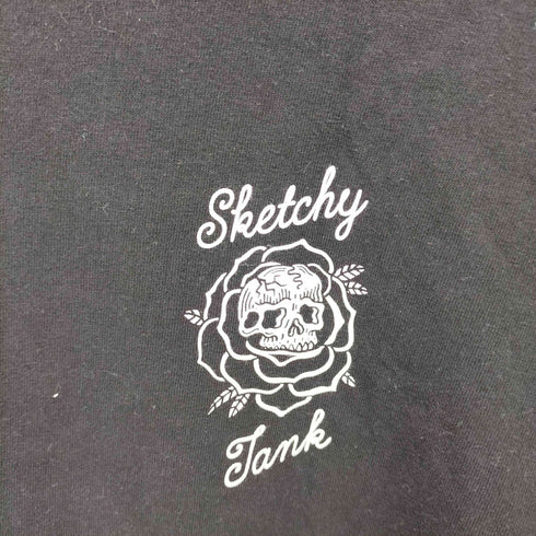 ラーキングクラス LURKING CLASS スカル ローズ プリント S/S クルーネック Tシャツ メンズ import:M