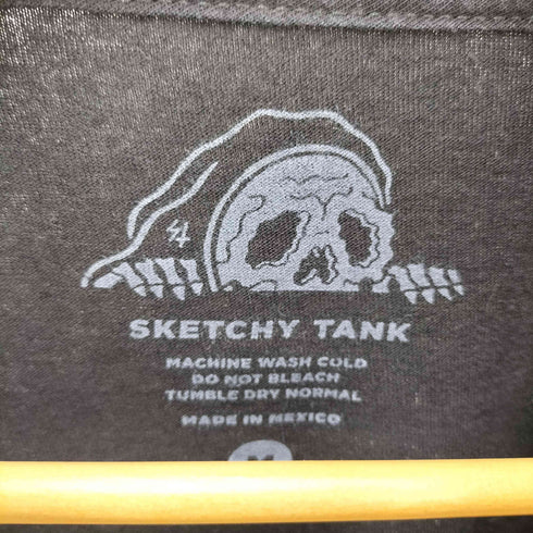 ラーキングクラス LURKING CLASS スカル ローズ プリント S/S クルーネック Tシャツ メンズ import:M