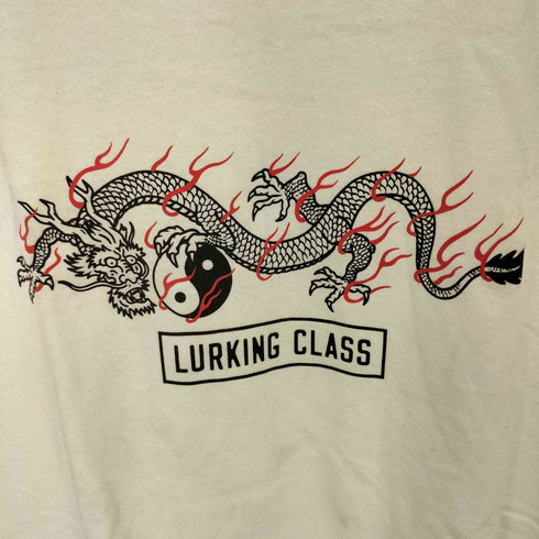 ラーキングクラス LURKING CLASS 陰陽 ドラゴン プリント S/S Tシャツ メンズ import:L
