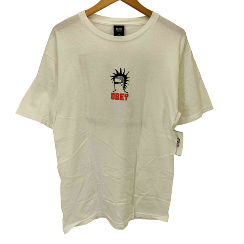 オベイ OBEY パンク プリント S/S Tシャツ メンズ import:M