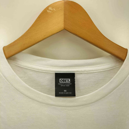 オベイ OBEY パンク プリント S/S Tシャツ メンズ import:M