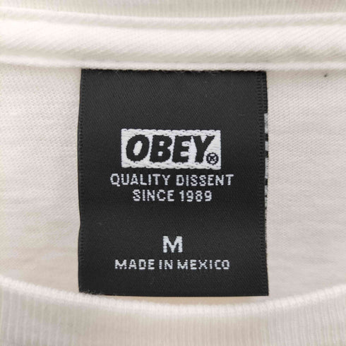 オベイ OBEY パンク プリント S/S Tシャツ メンズ import:M