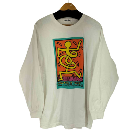 KEITH HARING フロントプリント L/S Tシャツ メンズ