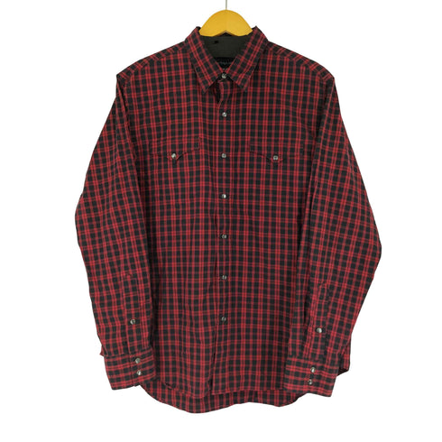 ポロバイラルフローレン Polo by RALPH LAUREN CLASSIC WESTERM チェック L/S ウエスタンシャツ メンズ import:L