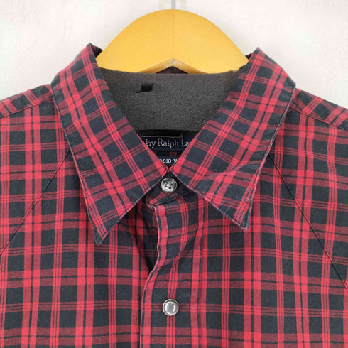 ポロバイラルフローレン Polo by RALPH LAUREN CLASSIC WESTERM チェック L/S ウエスタンシャツ メンズ import:L