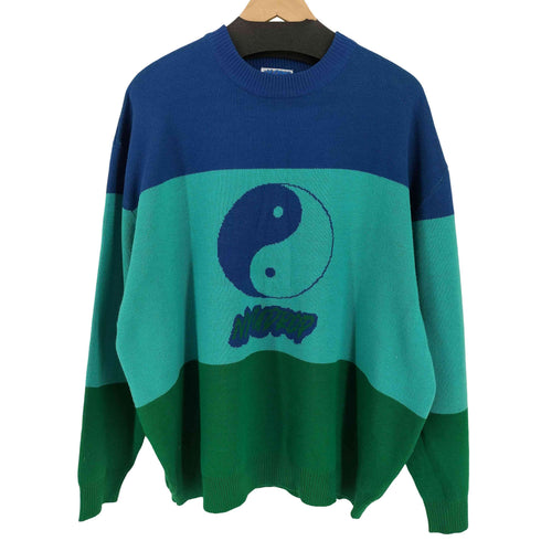 NYUDROP LOGO COLOR COMBINATION CREWNECK KNIT メンズ import:L