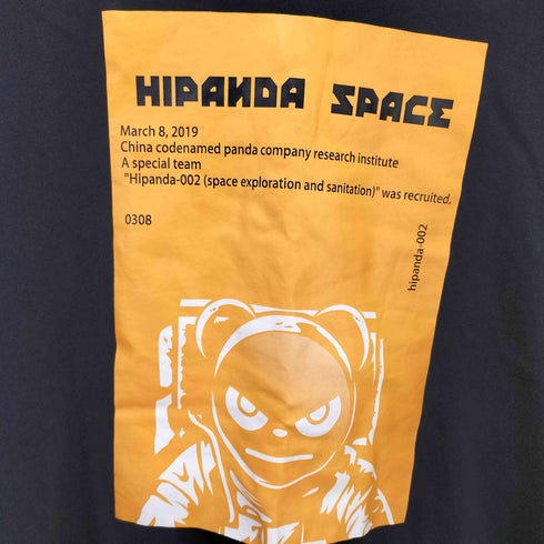 ハイパンダ HIPANDA SPACE プリント S/S Tシャツ メンズ import:XL