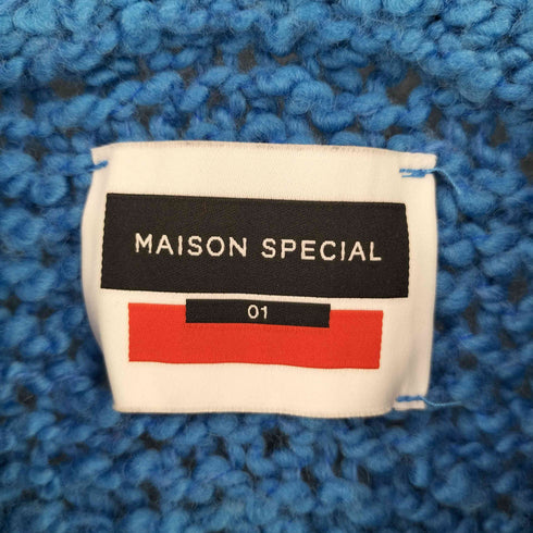 メゾンスペシャル MAISON SPECIAL ロービングウールプライムオーバーチャンキーニットカーディガン レディース JPN:1