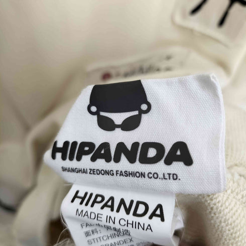 ハイパンダ HIPANDA 夜行 HP パッチ クルーネック スウェット メンズ import:M