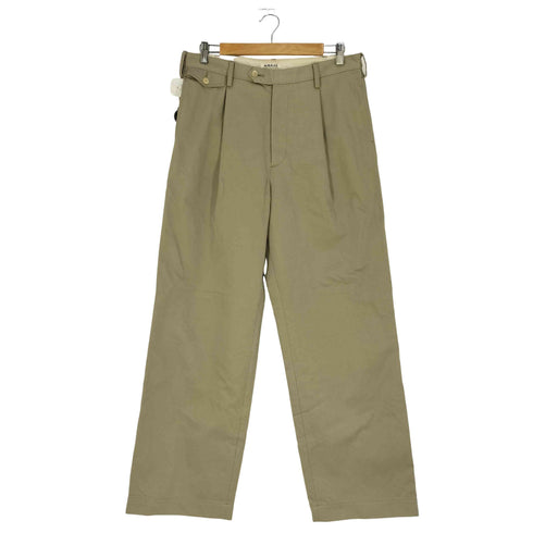 オーラリー AURALEE WASHED FINX CHINO ONE-TUCK PANTS ウォッシュド フィンクス チノ 1タック パンツ メンズ 5