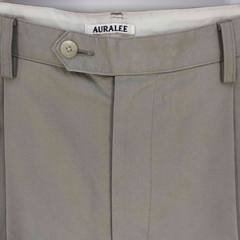 オーラリー AURALEE WASHED FINX CHINO ONE-TUCK PANTS ウォッシュド フィンクス チノ 1タック パンツ メンズ 5