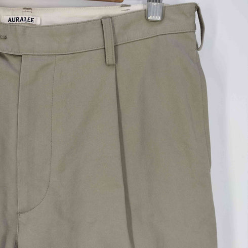 オーラリー AURALEE WASHED FINX CHINO ONE-TUCK PANTS ウォッシュド フィンクス チノ 1タック パンツ メンズ 5