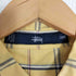 ステューシー Stussy 90s 紺タグ レギュラーカラー チェック シャツ メンズ SM