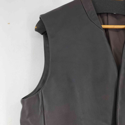 ナノユニバース NANO universe 24AW ASSEMBLANC ラムナッパレザージレ メンズ JPN:M