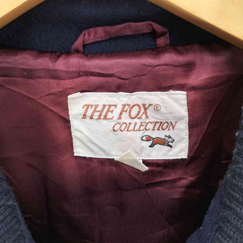 ザフォックスコレクション THE FOX COLLECTION 70-80S シンガポール製 メルトン ウール ジップアップ ジャケット チンスト メンズ import:M