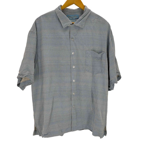 bermuda bay シルクアロハシャツ メンズ import:XL