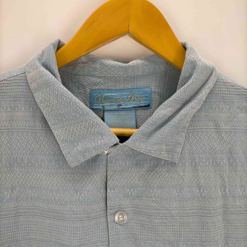 bermuda bay シルクアロハシャツ メンズ import:XL