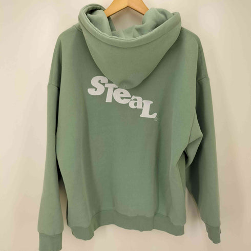 STEAL MEANING ジップアップ パーカー メンズ