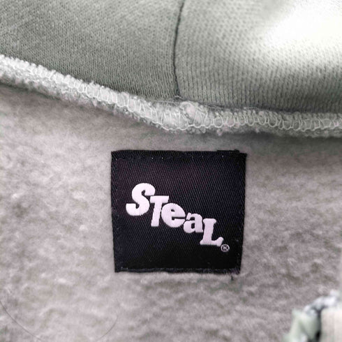 STEAL MEANING ジップアップ パーカー メンズ