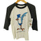 Peyo 1969 キャラクター 両面 プリント ラグラン Tシャツ メンズ