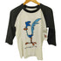 Peyo 1969 キャラクター 両面 プリント ラグラン Tシャツ メンズ