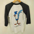 Peyo 1969 キャラクター 両面 プリント ラグラン Tシャツ メンズ