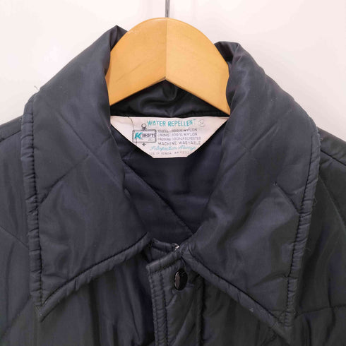 ケーマート Kmart 70-80S 韓国製 三角タグ ダイヤモンド キルティング ナイロン ジャケット メンズ import:M