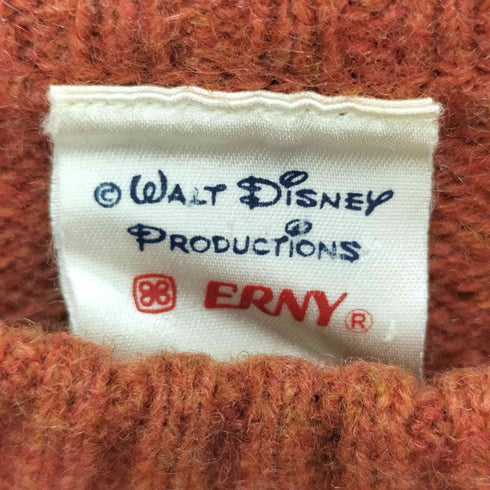 ERNY キャラクター刺繍 ラグラン ボーダーニット メンズ