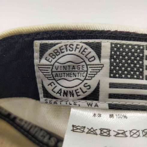 エベッツフィールドフランネルズ Ebbets Field Flannels FS バイカラー 6パネル アジャスター キャップ マルーン メンズ