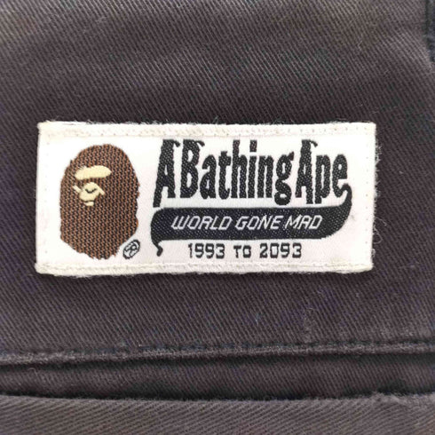 アベイシングエイプ A BATHING APE 刺しゅうワークパンツ メンズ JPN:L