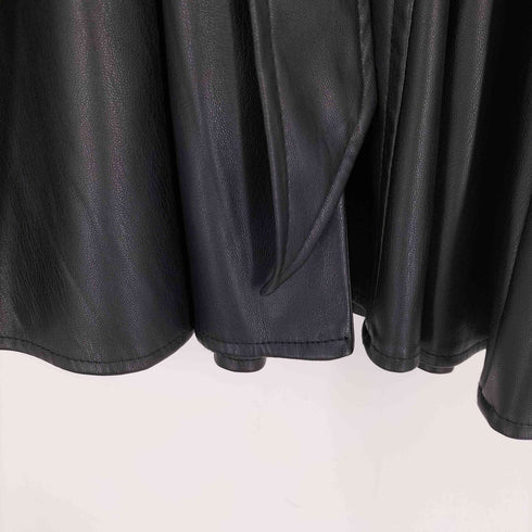 ザラ ZARA FAUX LEATHER BELTED DRESS レディース JPN:L