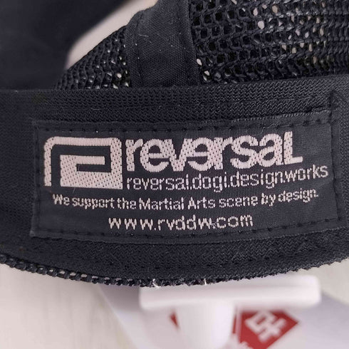 リバーサル REVERSAL GREAT ADVENTURE ロゴ メッシュキャップ メンズ