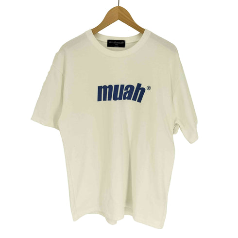 MUAHMUAH muah プリント Tシャツ 韓国 レディース FREE