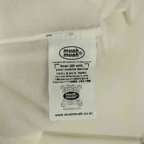 MUAHMUAH muah プリント Tシャツ 韓国 レディース FREE