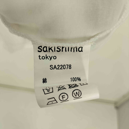 sakishimatokyo ワイド ノースリーブ Tシャツ レディース