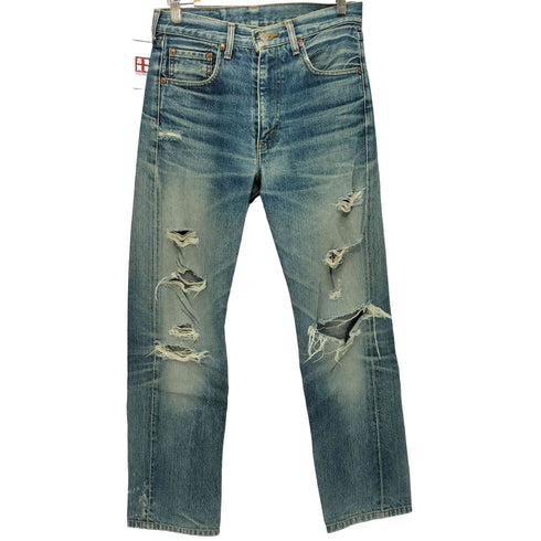 リーバイス Levis 1992年製 日本製 赤耳 ビッグE ボタン裏J22 復刻 502xx ストレートデニムパンツ メンズ W29 L34