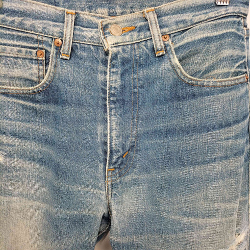 リーバイス Levis 1992年製 日本製 赤耳 ビッグE ボタン裏J22 復刻 502xx ストレートデニムパンツ メンズ W29 L34